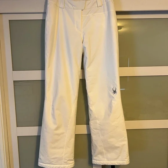 Spyder Women's White Ski/Snow Pants - Picture 1 of 6